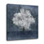 «Absolument un encadré en bleu / gris, bleu, gris, arbre blanc, contemporain moderne», reproduction d'art graphique sur toile tendue