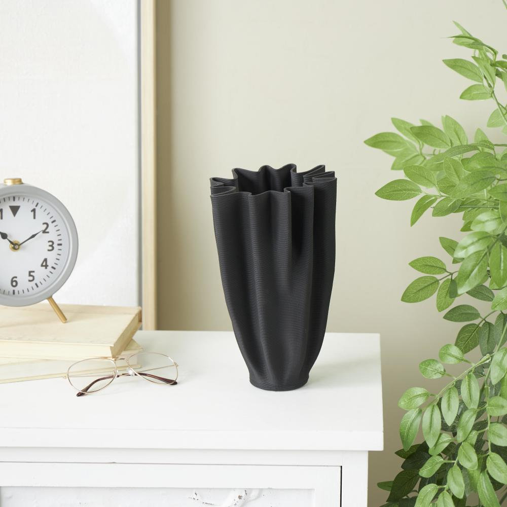 Acosta Ceramic Table Vase, 10.1" H x 5.9" W x 5.75" D