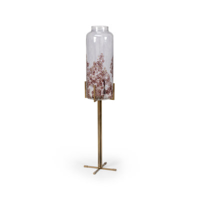 Poets Glass Floor Vase