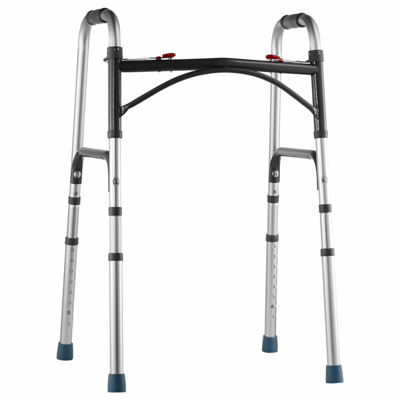 Aide à la mobilité pliante en aluminium avec hauteur réglable 350 lb