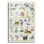 «Alphabet Animals» par Alicia Ludwig, art mural en verre acrylique