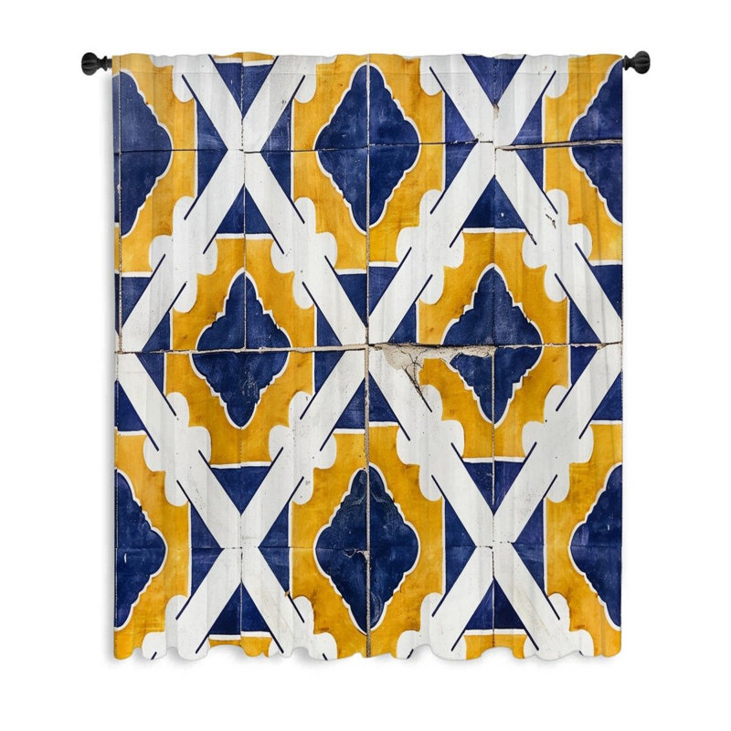 Zylin Sheer Curtain, 50" W x 84" L