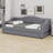 Upholstered Daybed With LED Belt And 2 Drawers-1990170306