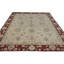 High-Quality Hand-Knotted Camel And Red Area Rug