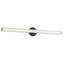Tole 36-in Black dimmable LED Wall Sconce-679718876