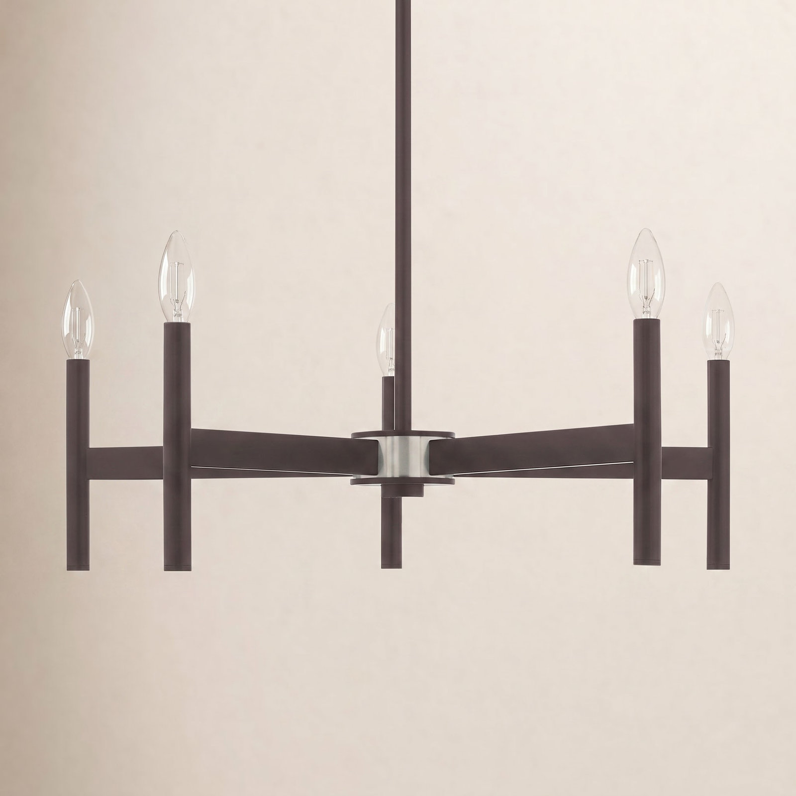 Martella Chandelier, Bronze, 5 - Light