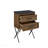 Almond 2-Drawer Nightstand