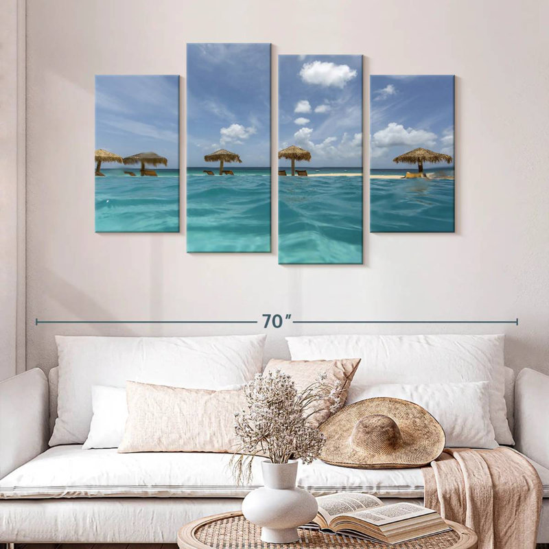 Gillard Anguilla's Mead's Bay, H 32 po x l 52 po