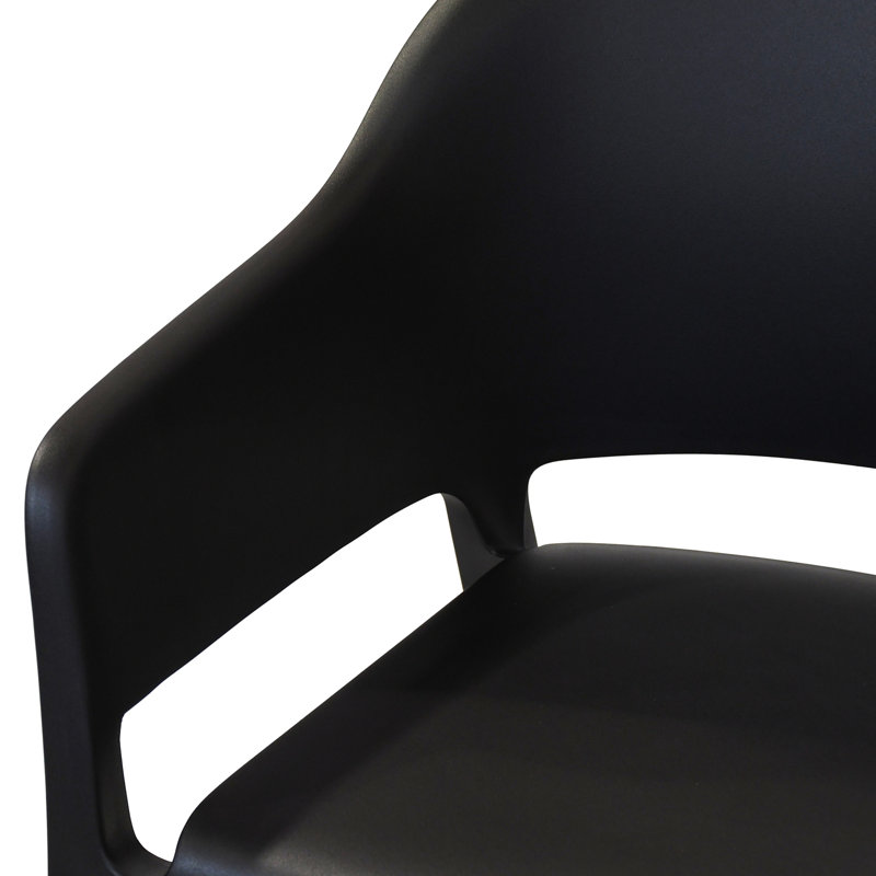 Fauteuil de salle à manger Bryn, Noir