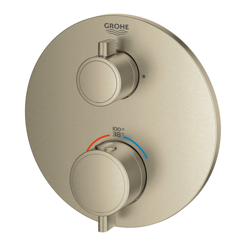 Ensemble de garniture de robinet thermostatique de douche à 2 poignées à deux fonctions GROHE Grohtherm