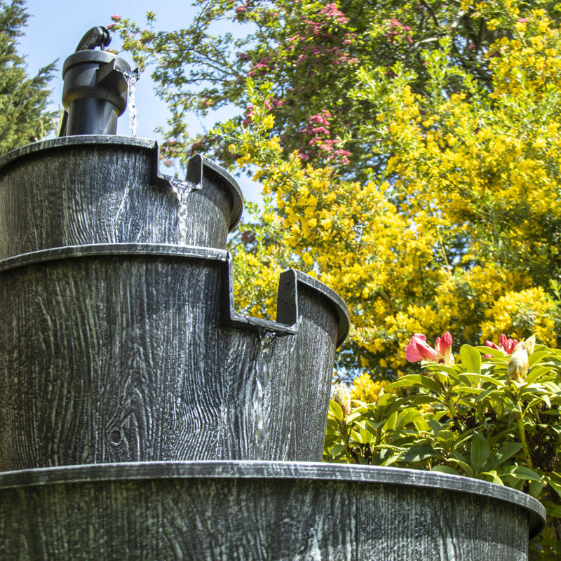 Outdoor Acrylic Weather Resistant Cascade Fountain