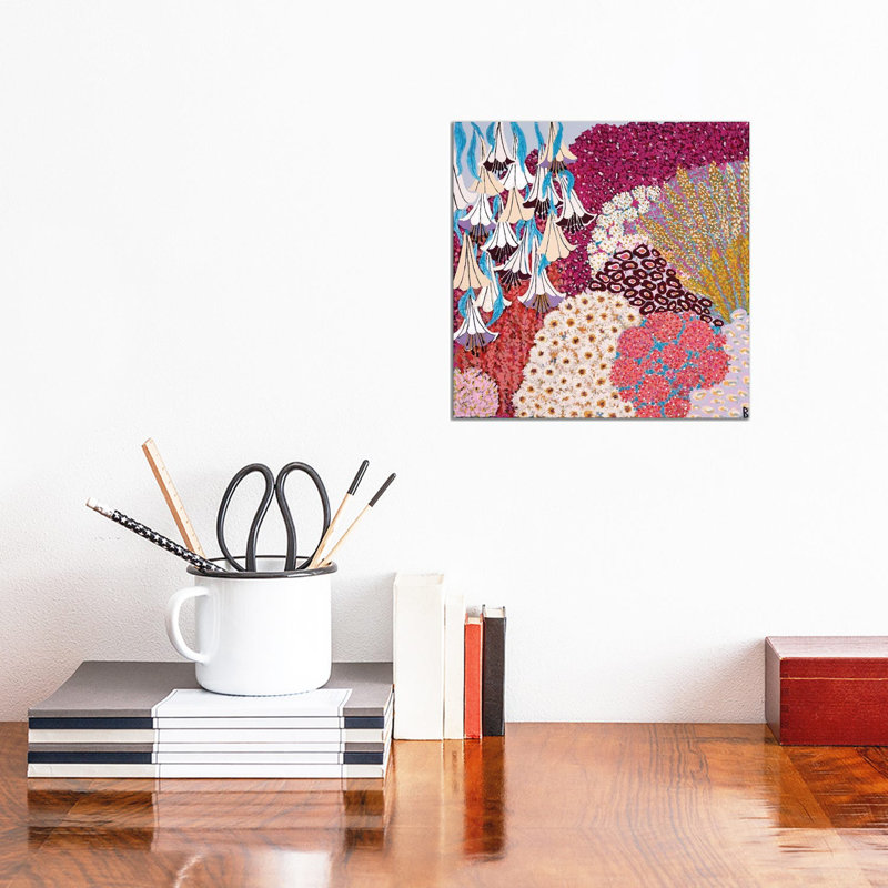 Mediterranean Garden by Berit Bredahl Nielsen - Wrapped Canvas Gallery-Wrapped Canvas Giclée, 30.48 cm H x 30.48 cm W