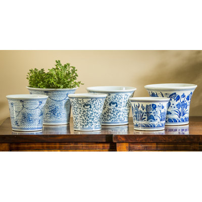 Ensemble de pots à fleurs 6 pièces Marjory