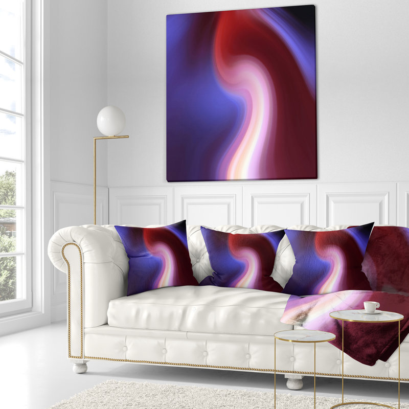 Coussin abstrait, 16 po x 1 po, Coussin décoratif