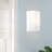 Meridian Shiny White Ada Sconce