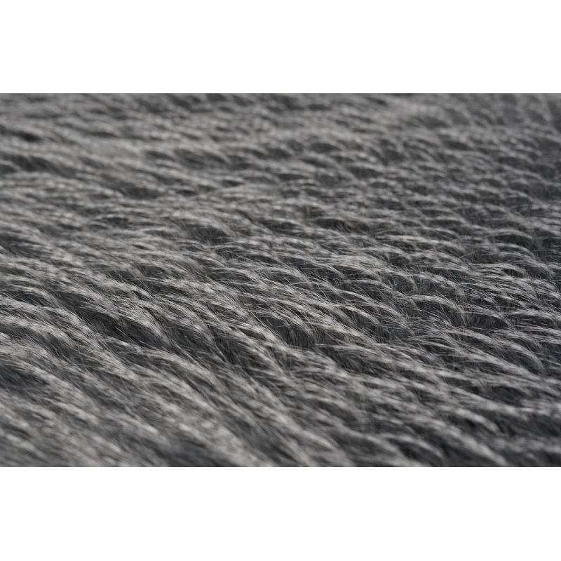 Tapis gris/blanc