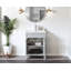 Meuble-lavabo simple autoportant 24 po 24 po avec portes doubles