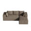 Canapé modulaire Adame Boneless de l 110 po avec méridienne en L, porte-gobelets et poches de rangement-2117993584-2117993586