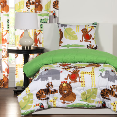 Jungle Love Reversible Comforter Set