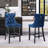 Upholstered Counter Stool with Solid Wood Frame-724752140-724752148
