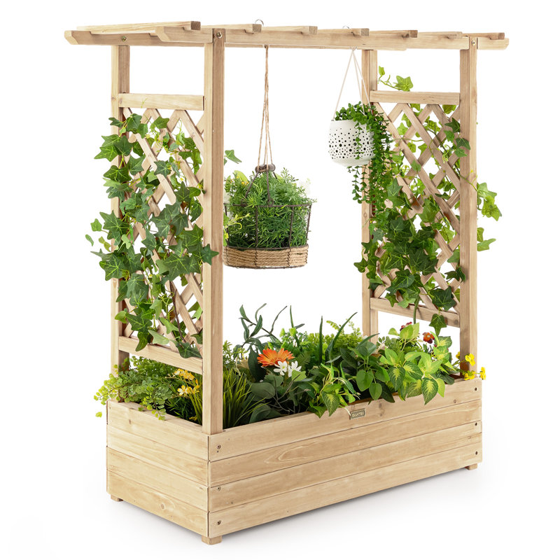 Wood Vertical Garden, Yellow