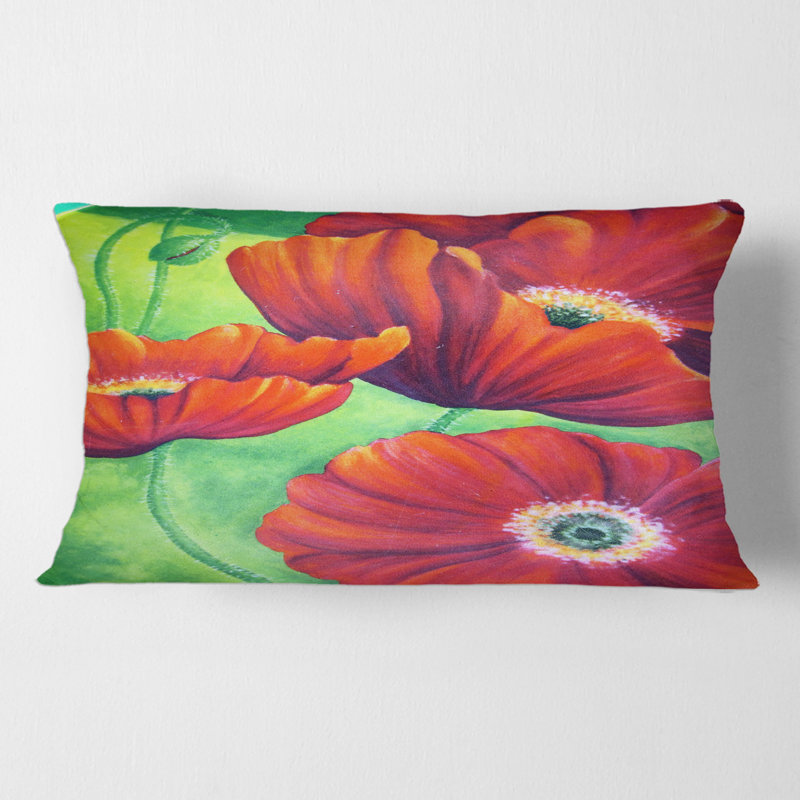 Floral Throw Pillow