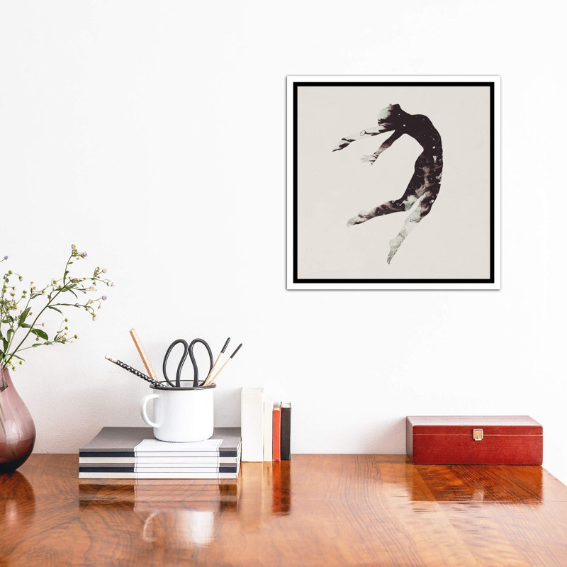 «Float Away I» par Daniel Taylor - reproduction d'art, Toile blanche encadrée, H 18 po x l 18 po x 1,5 po
