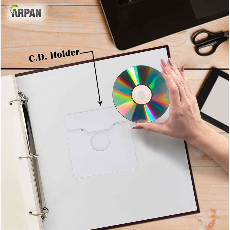 Arpan Extra-Large 3-Ring Binder Self Adhesive Photo Album 20/Sheets 40/Sides (Burgundy Album), Burgundy