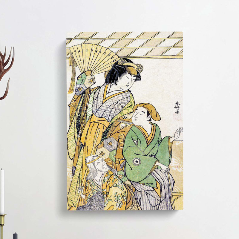 The Fourth Iwai Hanshiro by Katsukawa Shunsho - Wrapped Canvas, 50cm H x 35cm W x 3cm D