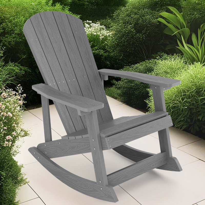 Chaise berçante Harir , Gris