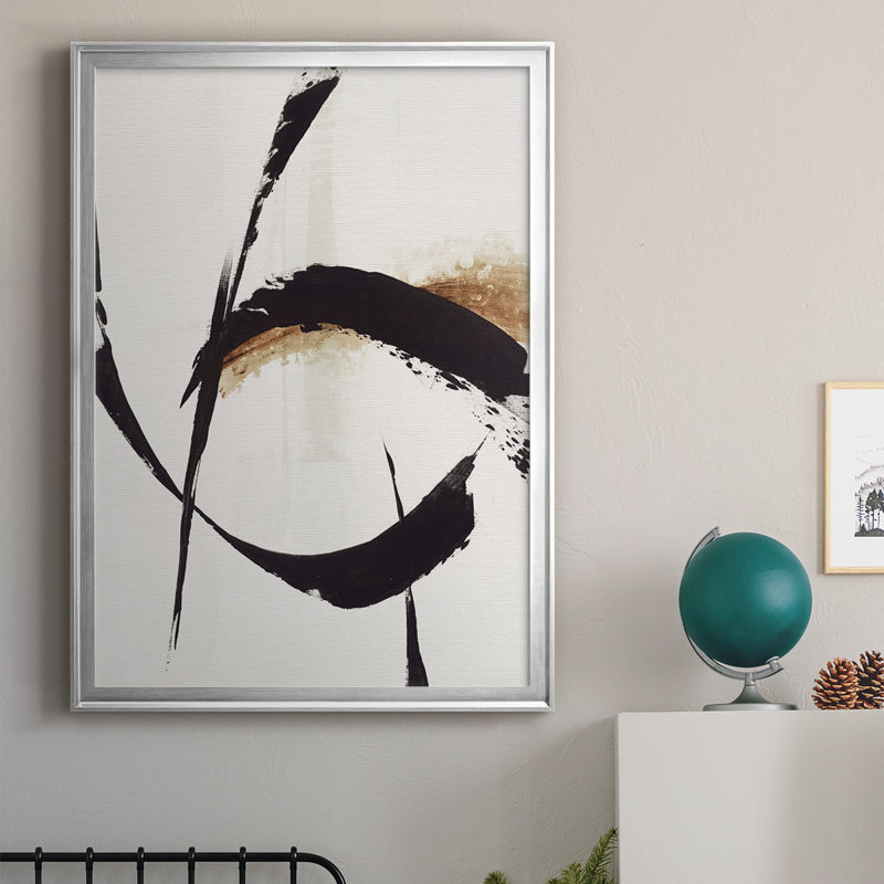 High Style I, reproduction encadrée de qualité supérieure - prête à être accrochée, Argent, H 36,5 po x l 26,5 po x P 1 po