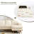 84″ Wide Reversible Sectional Sofa with Chaise-361666944