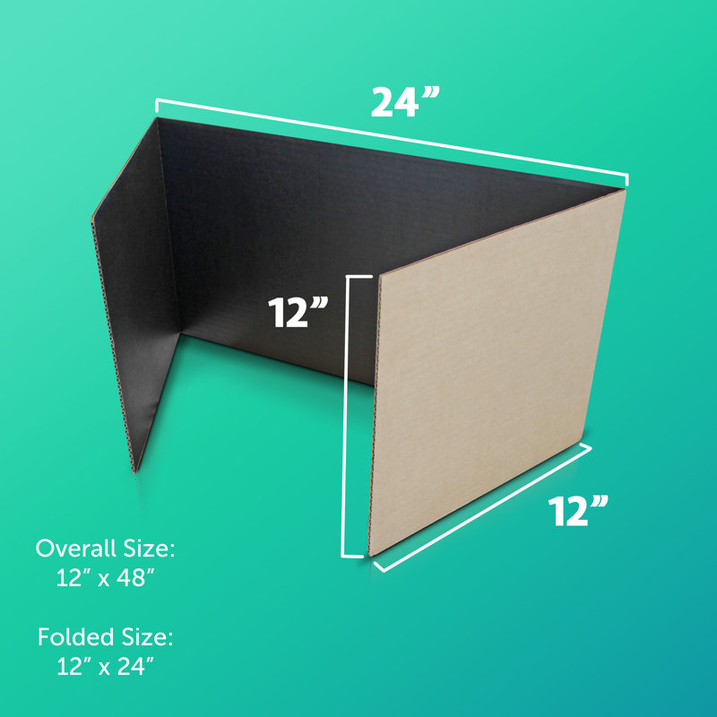 Carrelage en plastique, H 12 po x l 48 po x P 0,16 po, Noir