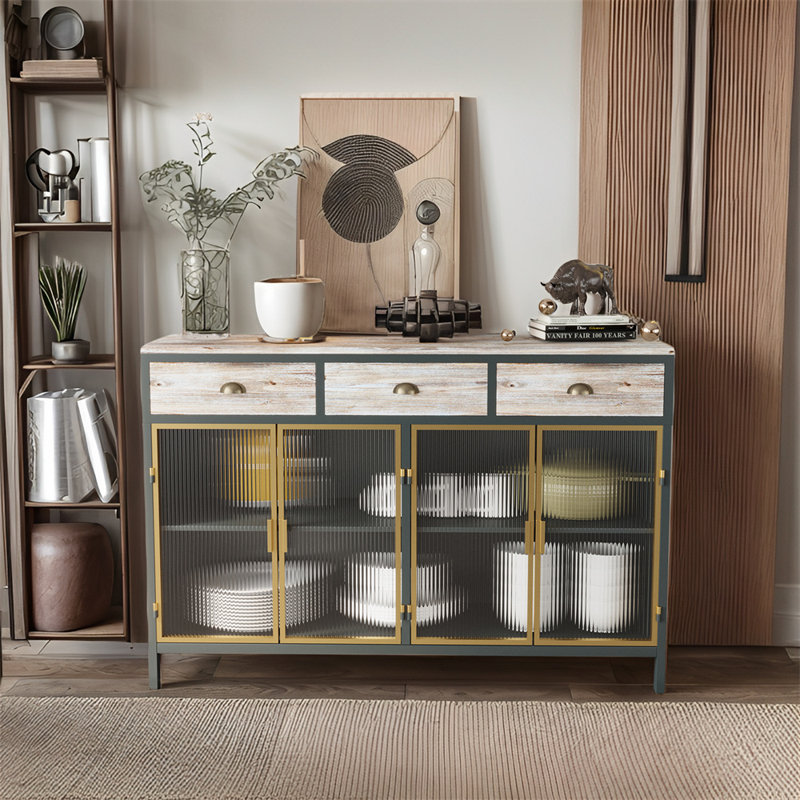 Console Talen, Brun clair/noir