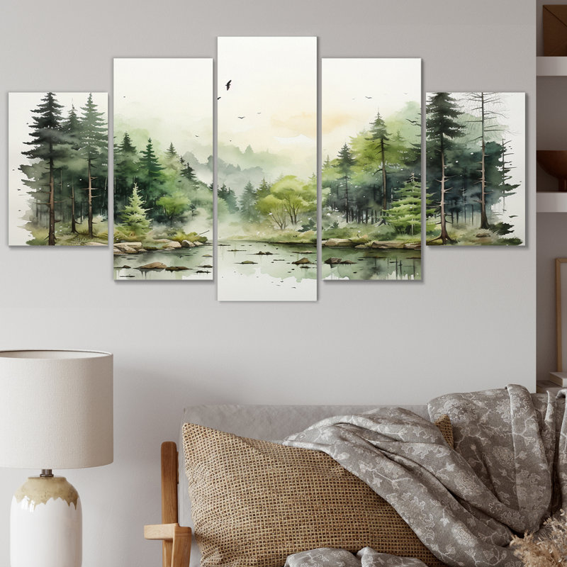 Millwood Pines Tranquil Forest Oasis I - Countryside Wall Art Print - 5 ...