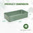 Donishia Metal Raised Garden Bed