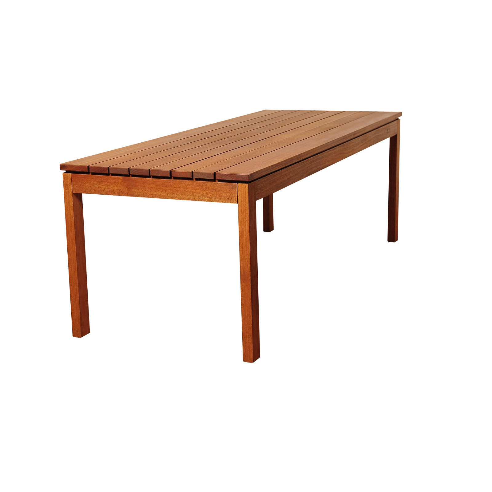 Anautica 83" Eucalyptus Patio Dining Set, White