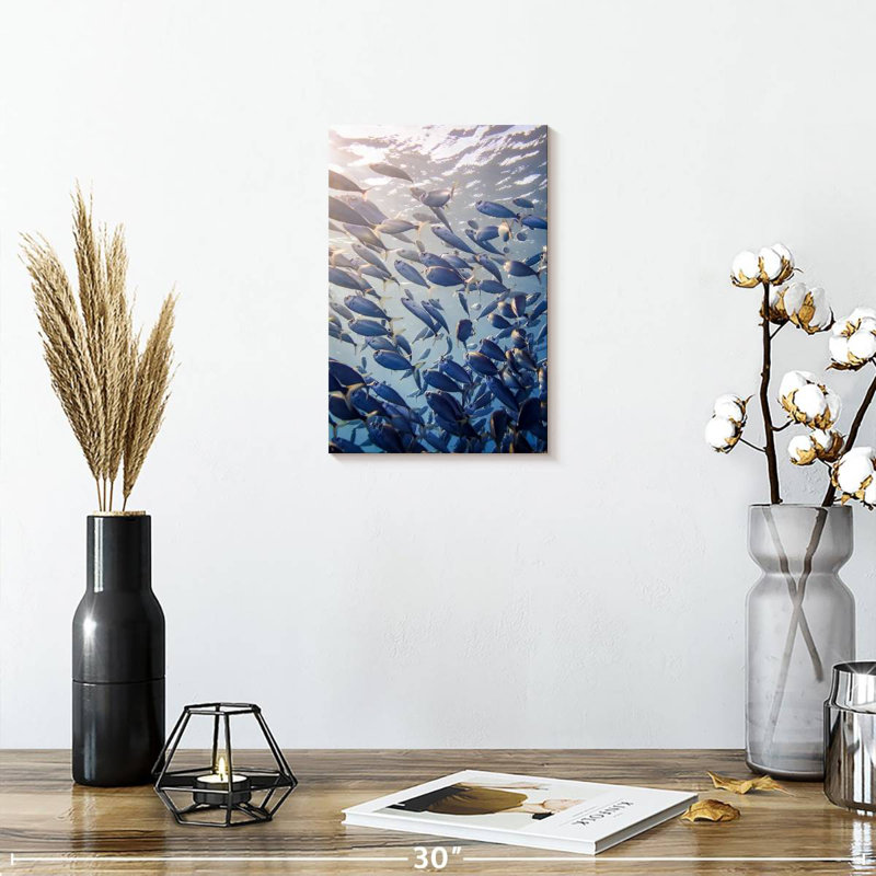 Brampt Curacao Fish, 12" H x 8" W