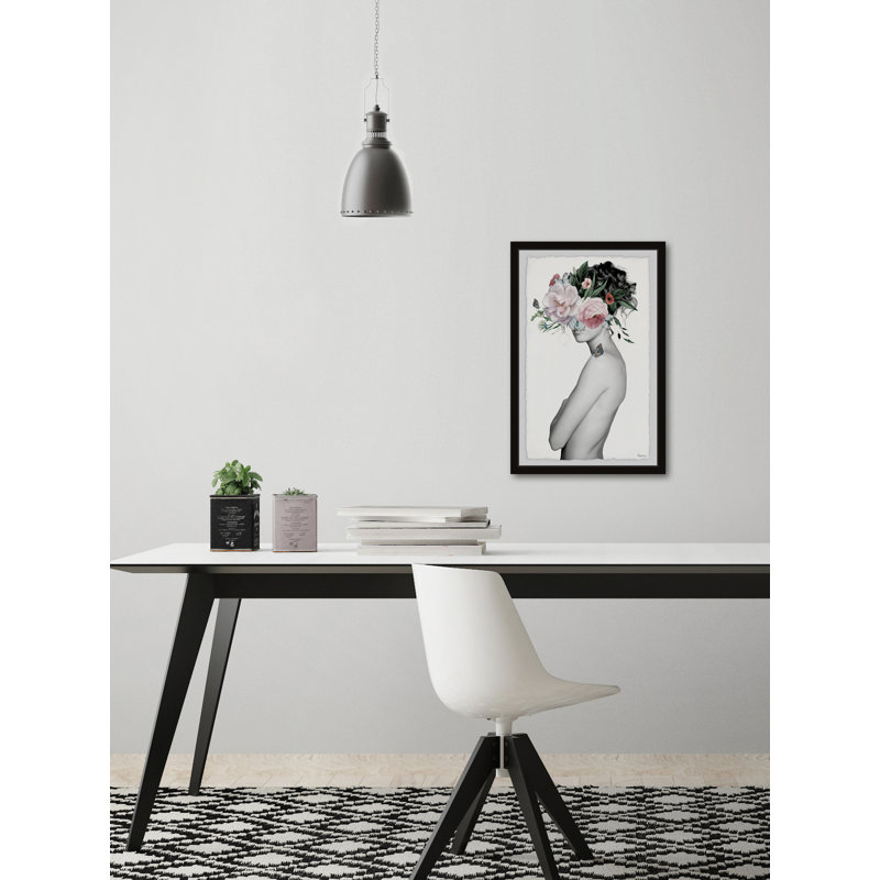 « magique fleuri »-cadre photo sur papier, H 12 po x l 8 po x P 1,5 po