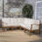 Bevelyn 77.75'' Wide L-Shaped Acacia Patio Sectional with Cushions-1606865766-1525418728