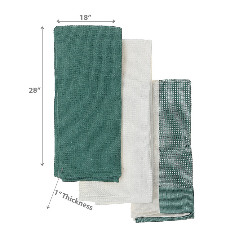 Cotton Kitchen Towels Kitchen Towel, Green