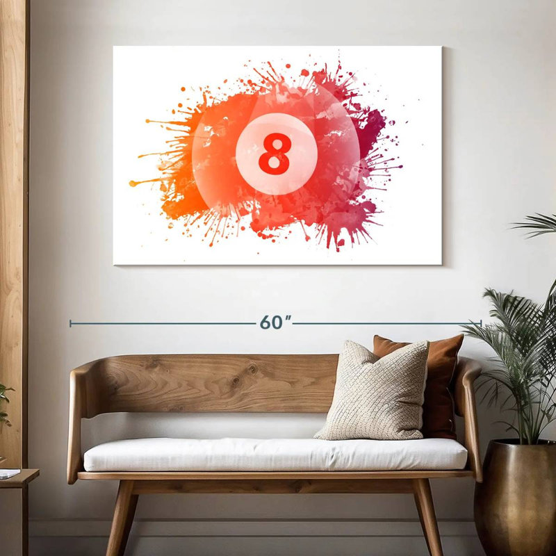 Senne à 8 boules Splash, H 32 po x l 48 po