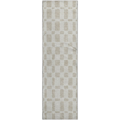 Premium Machine Washable Prisco Ivory Rug