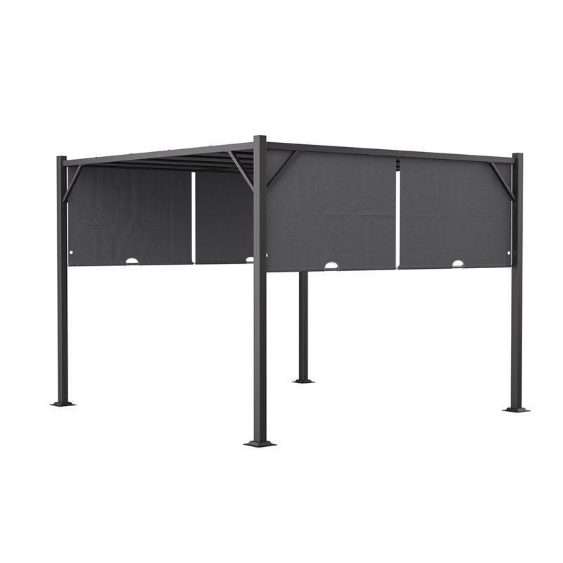 Canyla 3m x 3m Metal Pergola