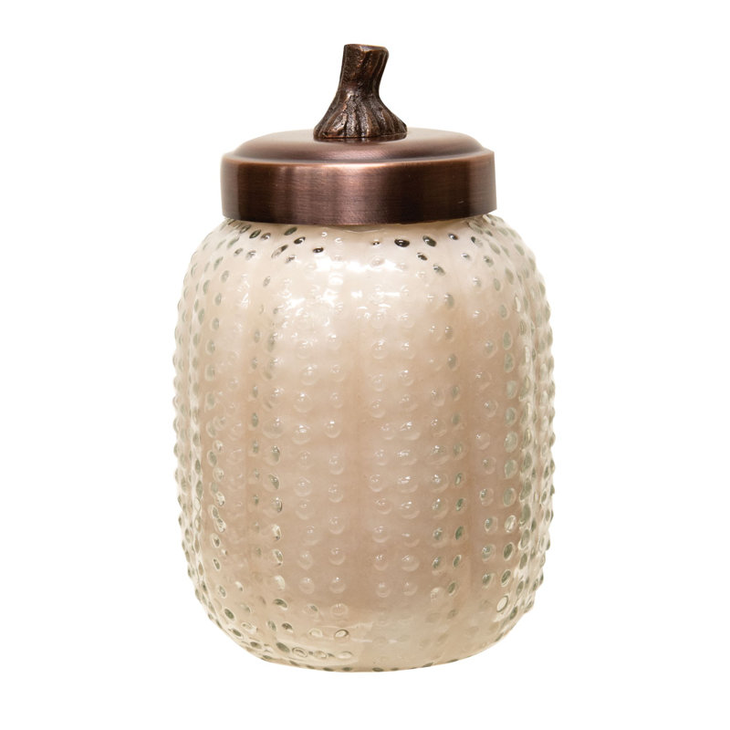 Bougie pot citrouille parfumée Chata