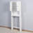 Bathroom Wooden Storage Cabinet Over-The-Toilet Space Saver With A Adjustable Shelf