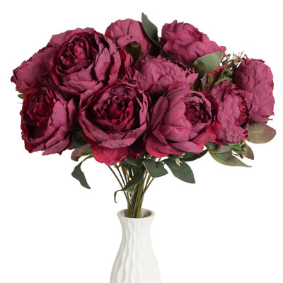 Arrangement floral bouquet de pivoines rétro