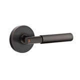 Myles Round Privacy (Bed & Bath) Door Lever with Round Rosette