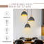 Luminaire suspendu conique à 3 lumières Holdrege