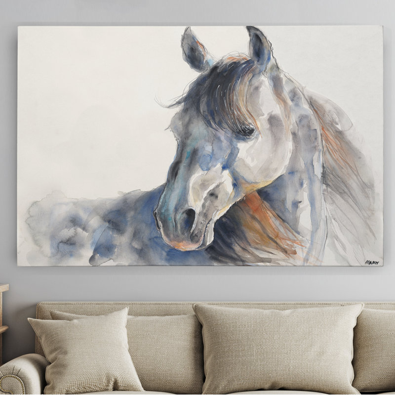 «Look Back» - Impression sur toile tendue, H 8 po x l 12 po x P 1,5 po